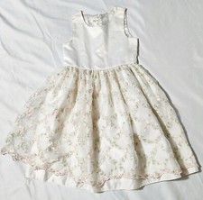 American Princess Girls Dress Light Pink  White Lace Size 8