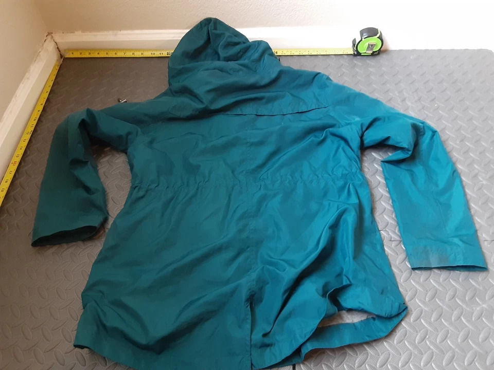 Merona Green Hooded Coat Jacket Misses Springtime Size XL #S164 - Image 3 of 3