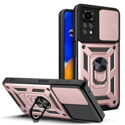 Hot Black Case For Xiaomi 12T Redmi Note 11 Pro 10 8 9C Rugged Ring Stand Cover