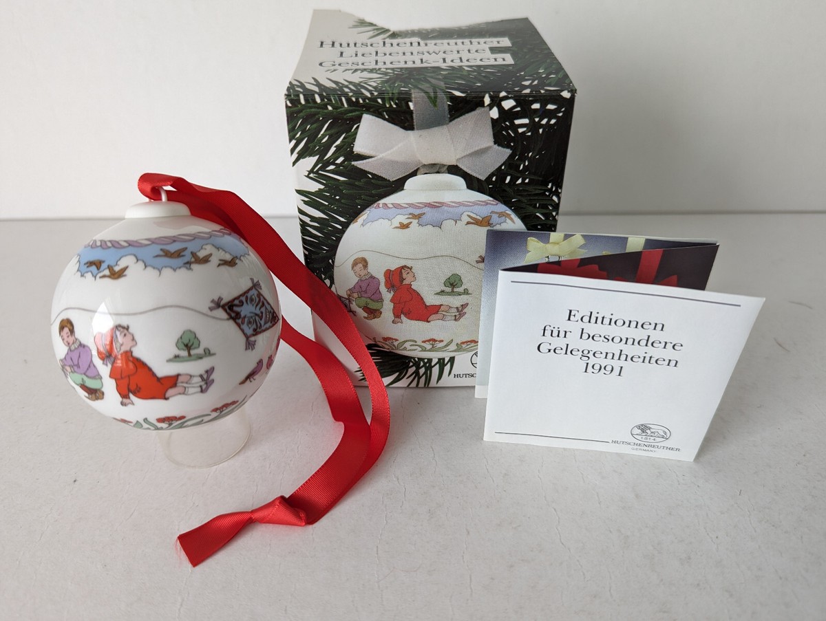 Hutschenreuther Palla Di Natale Vetro 1992 Italia Con Scatola Originale - Foto 9