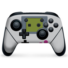 Nintendo Switch Pro Controller Skin Decal Vinyl Wrap - Retro Gamer Handheld