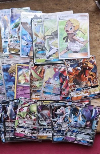 Pokémon TCG 80 Card Bundle - All S&M Sets - 2 Gx/FULL/SECR - 8 Holo/reverse RARE - Picture 6 of 15
