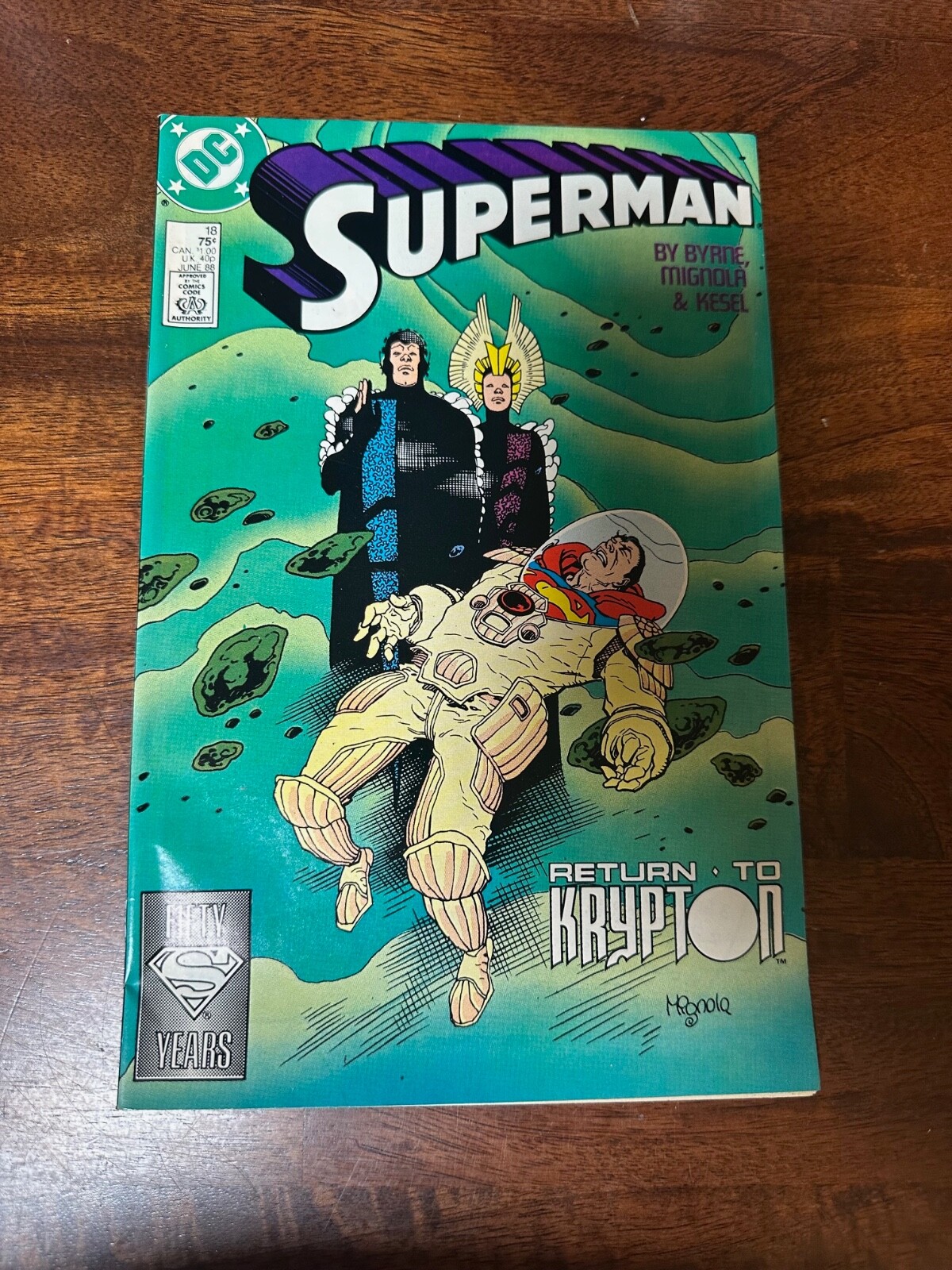 👀 Superman #18 Comic 1988 DC Comics Return To Krypton 👀