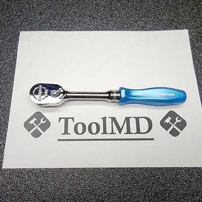 #ad Snap on Tools NEW PEARL BLUE 3 8quot; Drive Hard Grip Fixed Head Ratchet FHD80 $399.95