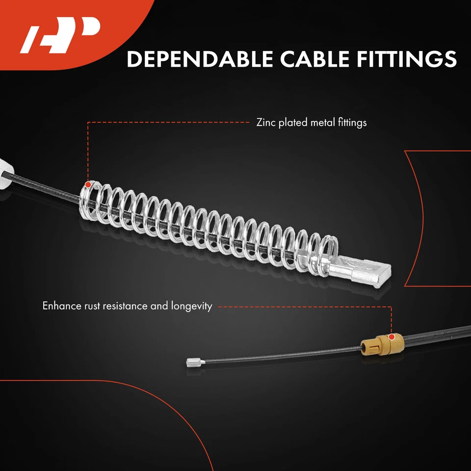 Cable de freno de estacionamiento trasero izquierdo para Chevrolet Silverado 1500 GMC Sierra 1500 2004 Foto 4 de 4