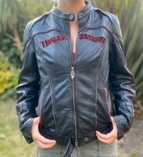 Vintage Harley Davidson Leather Biker Jacket