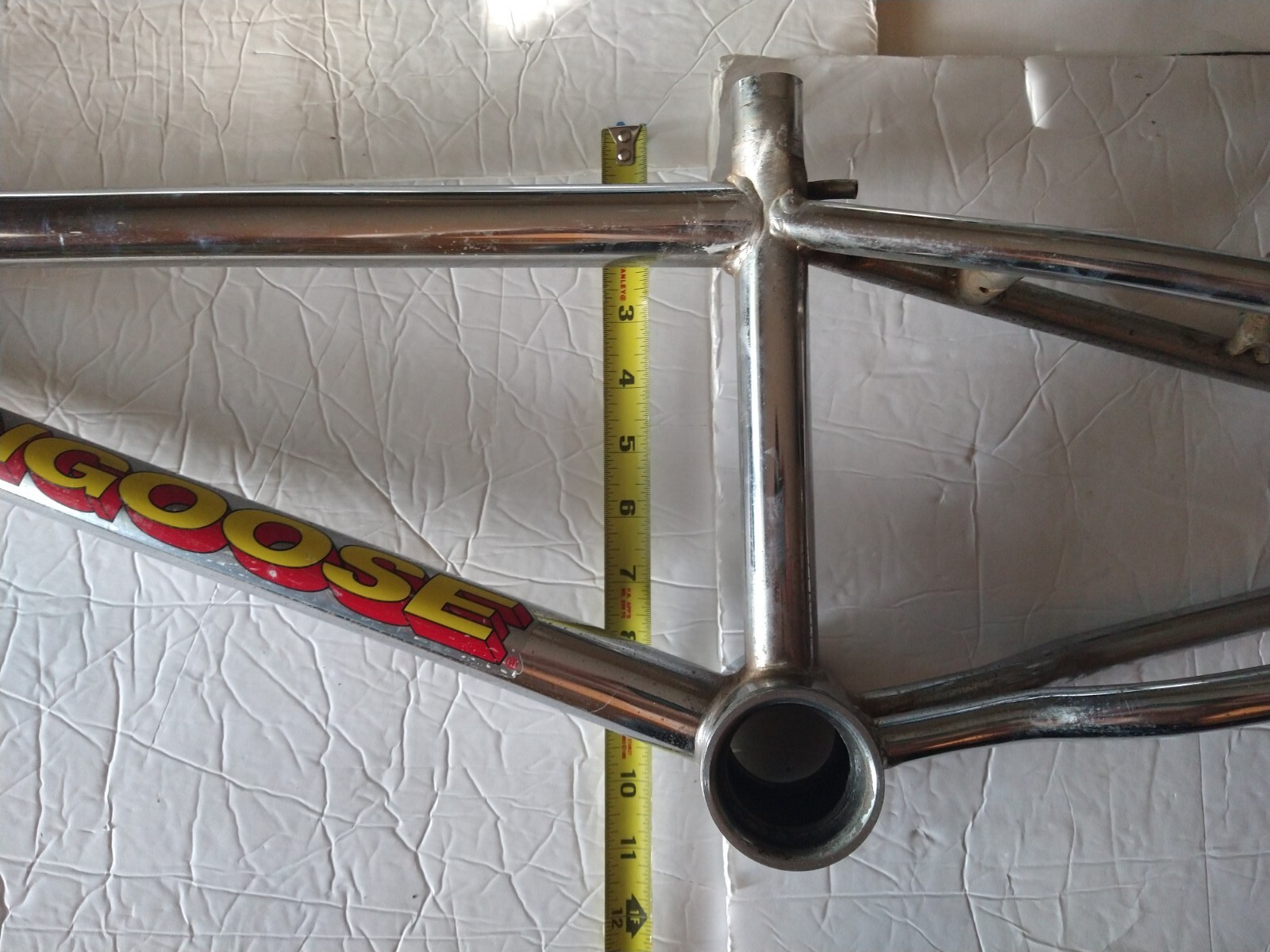 Vintage Mongoose Chrome BMX Old School Bike Frame Good Condition No Reserve eBay