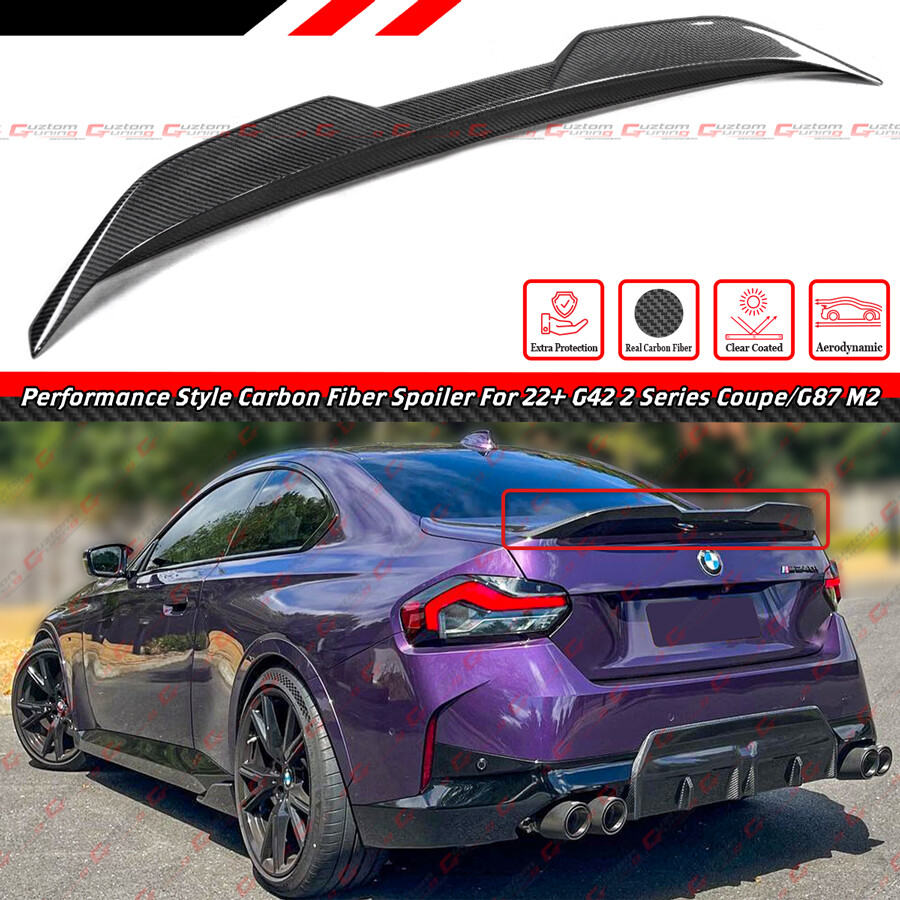FOR 2022-2025 BMW G42 2 SERIES M240i G87 M2 MP STYLE CARBON FIBER TRUNK ...