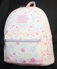 New Loungefly Sanrio Cherry Blossom Sakura Hello Kitty & Friends Mini Backpack