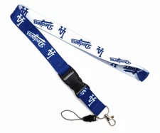 Los Angeles Dodgers Double Sided Lanyard With Detachable Buckle