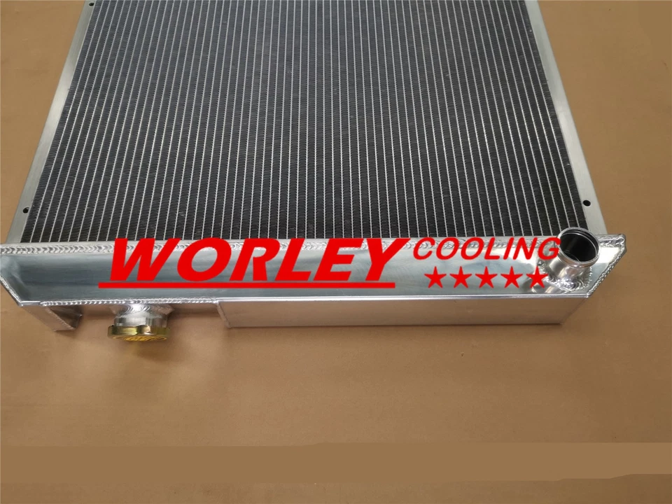 NJ-3Row Aluminum Radiator For 1961-1966 Pontiac Catalina Bonneville 6.4L 6.9L Foto 4 de 4