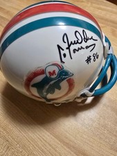 Freddie Solomon sgned / autographed / inscribed Miami Dolphins mini-helmet