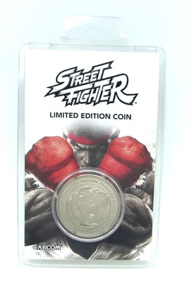 Street Fighter Collector´s Limited Edition Coin Capcom Silver Variante