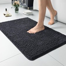 Luxury Bathroom Rug Shaggy Bath Mat 24 x 17 Inch Washable Non Slip Bath Rugs