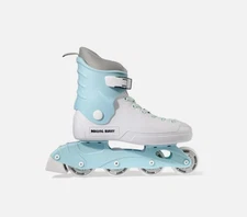 RollingBunny Women’s PRO Inline Skates Size 9 Blue/White Equipped with ABEC-9