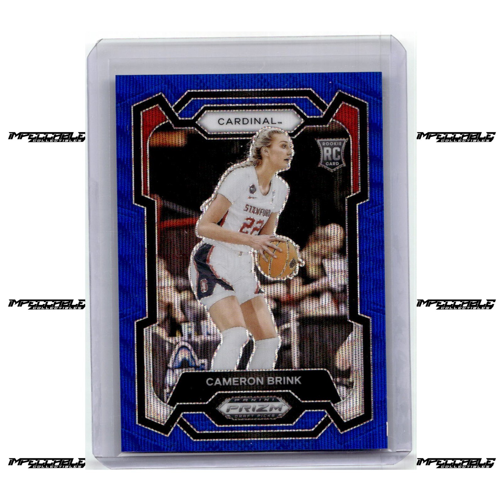 2024 Panini Prizm Draft - Blue Wave Prizm #89 Cameron Brink Rookie /249