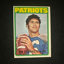Topps 1972 Jim Plunkett New England Patriots Rookie Base Set #65 Card. rookie card picture