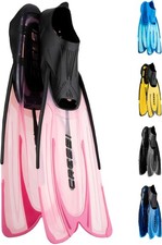 Cressi Agua Full Foot Pocket Fins Pink EU 39/40 Diving Snorkel