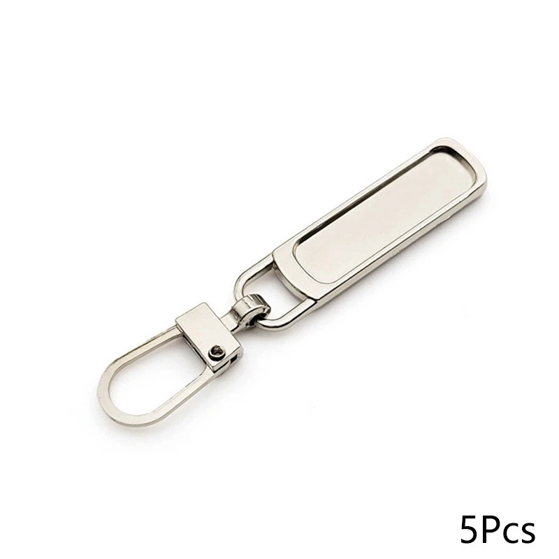 5x Zipper Slider Pull Tag Repair Replacement Zip Puller DIY Craft Sewing Tools - Image 4 of 4