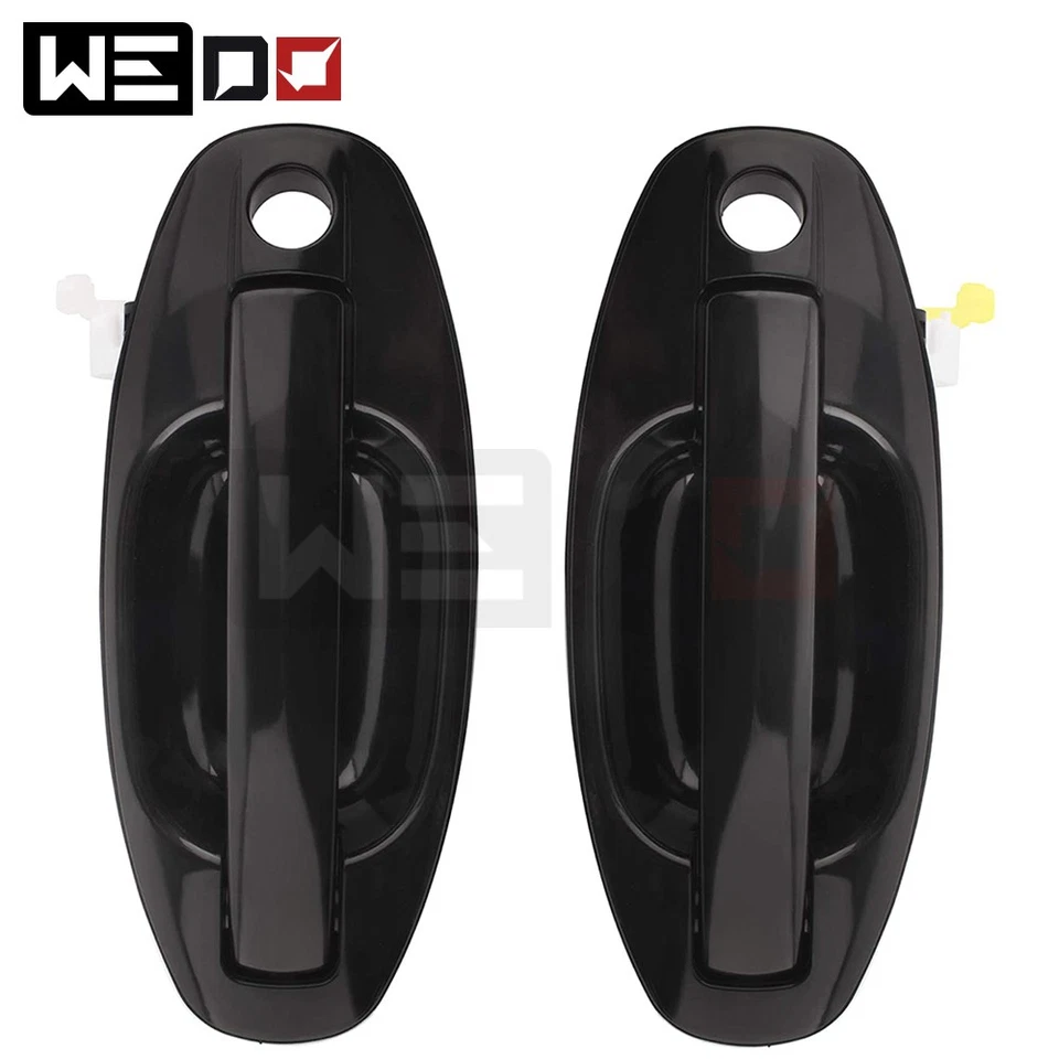 For 2001-2006 Hyundai Santa Fe Front Driver Black Left LH Outer Door Handle Foto 2 de 4
