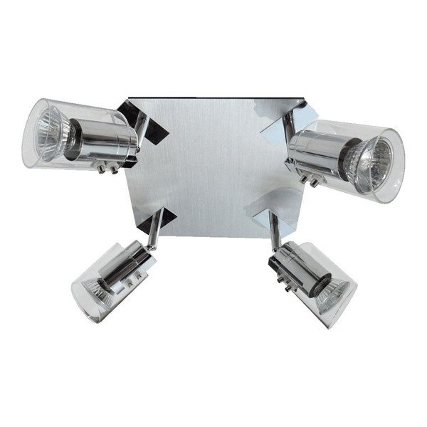 Chrom Nickel Durchsichtig Moderne Spot Strahler Reflektor 4X50W/Gu10-image