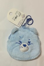 Care Bears Grump Bear Plush Zip-Up Keychain Charm Pouch