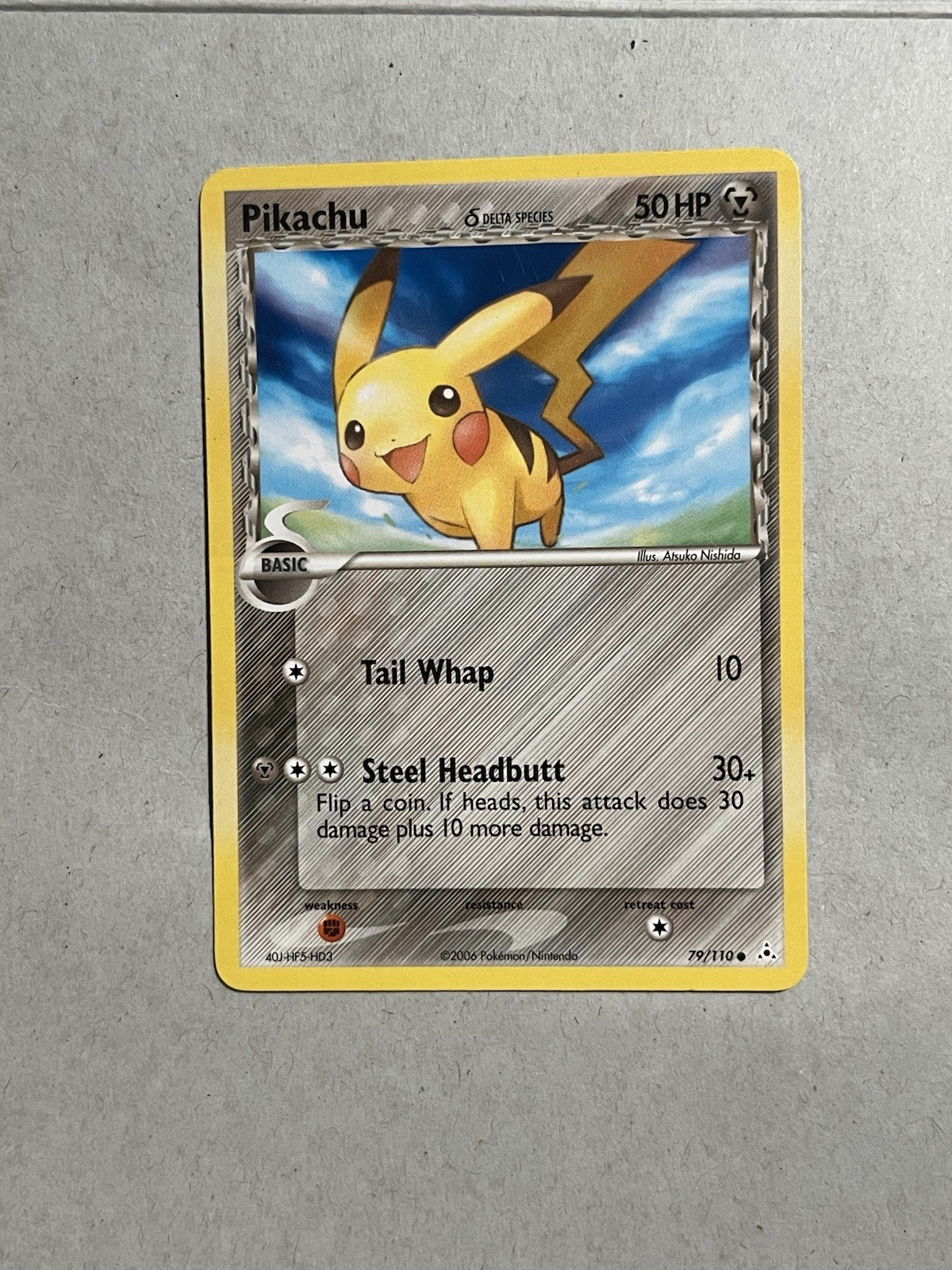 Pokemon TCG 79/110 Pikachu Delta Species EX Holon Phantoms Common NM