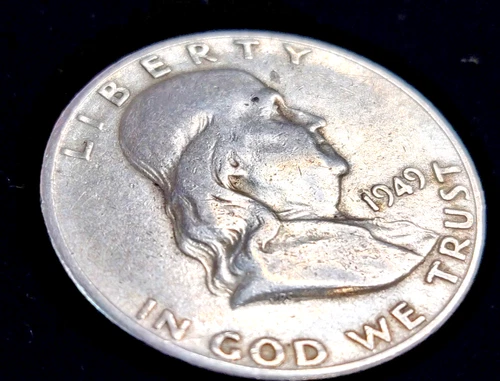 1949-S Franklin Half Dollar 90% Silver  0.361 OUNCES Of The GOOD STUFF FOR YOU!