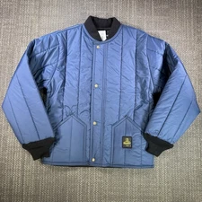 RefrigiWear Workwear Jacket Men's M 0525R Puffer Cooler Wear Fiberfill Insulated