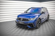 Maxton Design Frontlippe V.3 passend für VW Tiguan R / R-Line Mk2 FL schwarz Hoc
