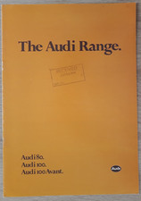 Audi Range Brochure 1978 - 80 100 100 Avant