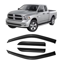 Window Rain Guards Visors for 2009-2018 Dodge Ram 2009-2018 ram 1500-quad cab