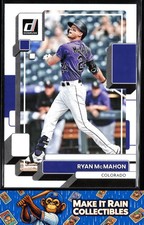 Ryan McMahon 2022 Donruss #123 Colorado Rockies Baseball