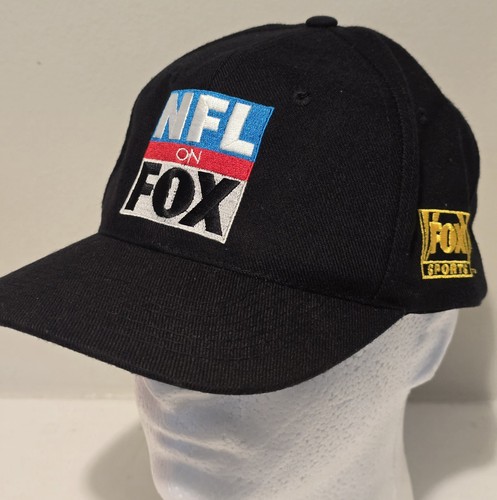 De colección NFL ON FOX Gorra Trasera a Presión Zorro Negro Sombrero Deportivo Fútbol - Imagen 6 de 11