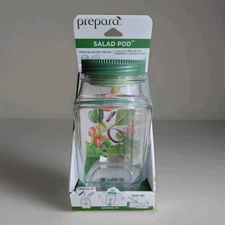 Prepara Salad Pod Lunch Container "For Salad On The Go" NEW In PKG. Hard To Find