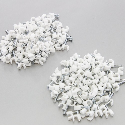 5000 Round 5/32 Inches (4 mm) Cable Wire Clips Cable Management Cord Tie Hold... - 第 1/4 張圖片
