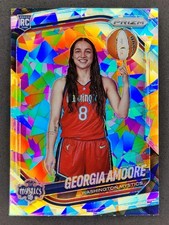 2025 Panini WNBA Prizm GEORGIA AMOORE Rookie Silver Ice #140 Mystics (C)