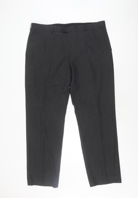Moss Esq Anzughose Herren schwarz 38 normale Passform