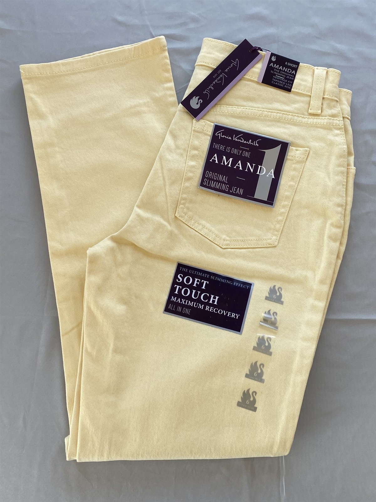Tapered Leg Q114 - Size 6 Short - Yellow