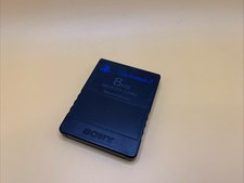 Official OEM Sony Playstation 2 PS2 8MB Magicgate Memory Card SCPH-10020 Black