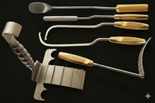 Abdominoplasty Retractor & Breast Dissector Set 6 Pcs Plastic Surgery Instrument