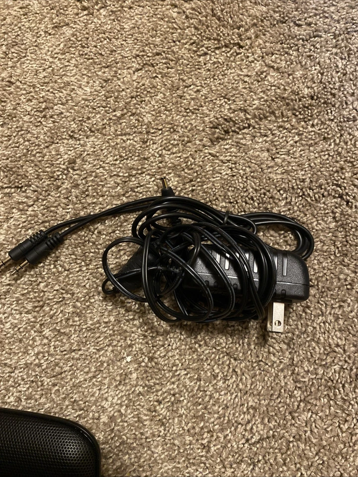 Altavoz de viaje Memorex Mi2290 negro con cable de alimentación y manual probado Foto 4 de 4