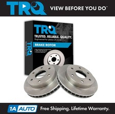 TRQ Front Disc Brake Rotor Pair Set for Chevy GMC Cadillac Pickup 4WD 4x4