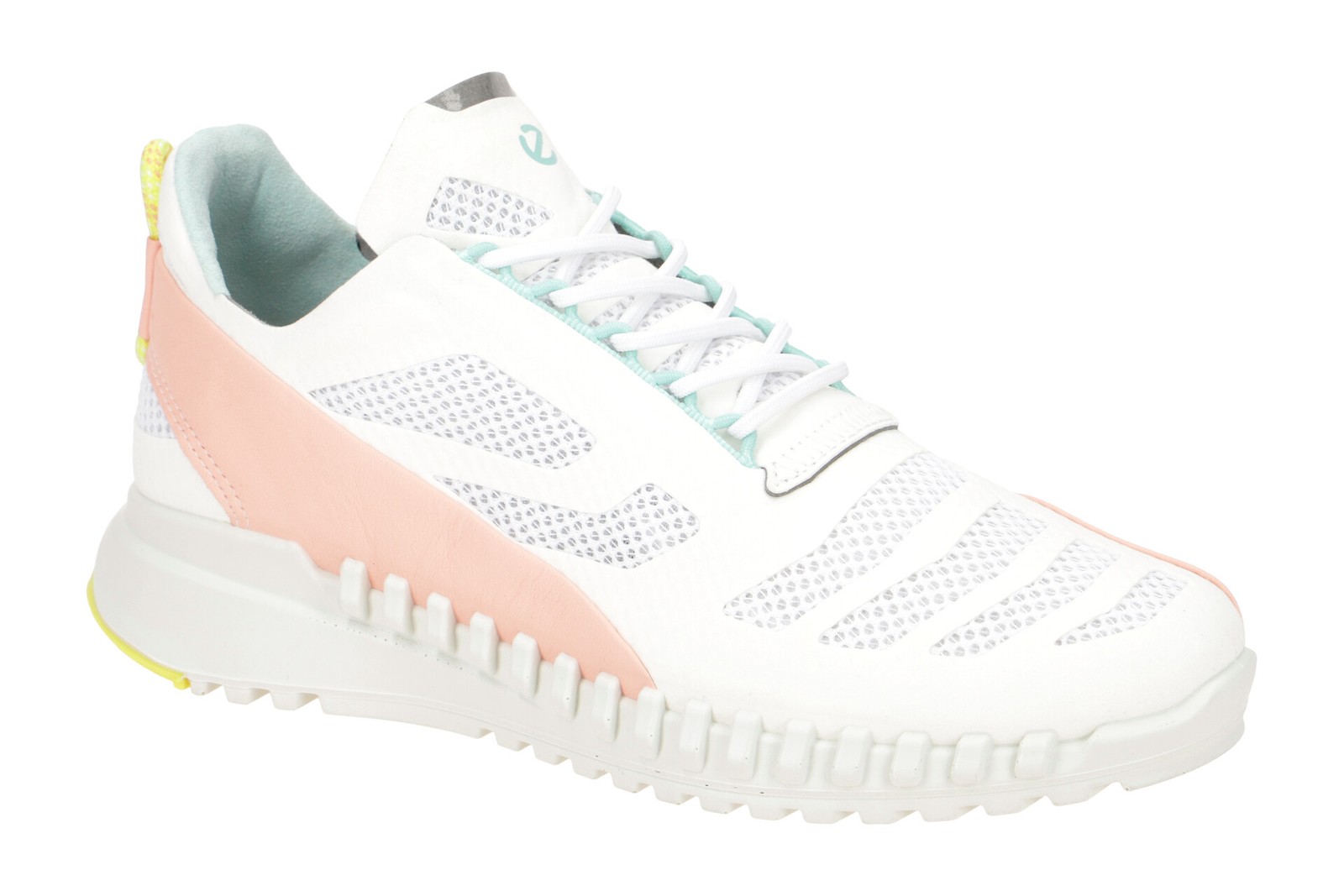 Ecco Zapatos ZIPFLEX Blanco Mujer Zapatos Deportivos Con Cordones 83480360261