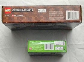 LEGO Minecraft: The Dungeon (21119) & The Swamp Adventure (New, Sealed)