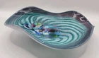 Blenko Adventurine Cartoccio Multi Colored Murrine Tuti Fruti Glass Dish MCM