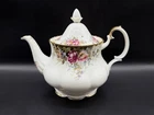 Royal Albert Autumn Roses Large Teapot Bone China England