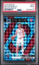2024 PANINI MOSAIC REACTIVE BLUE #273 MATAS BUZELIS PSA 9