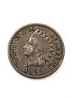 1892 Indian Head Cent coin - almost full Liberty