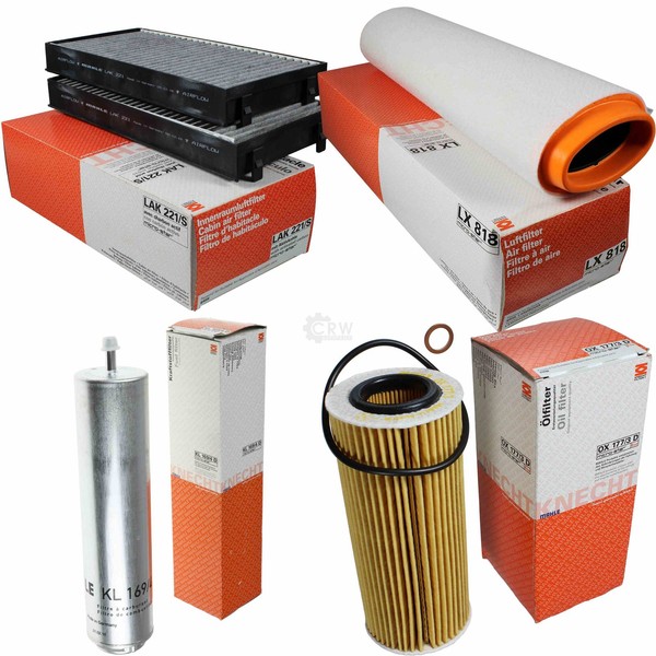 Mahle Kraftstoff KL 169/4D Innenraum LAK 221/S Luft LX 818 ÖLfilter OX 177/3D-image
